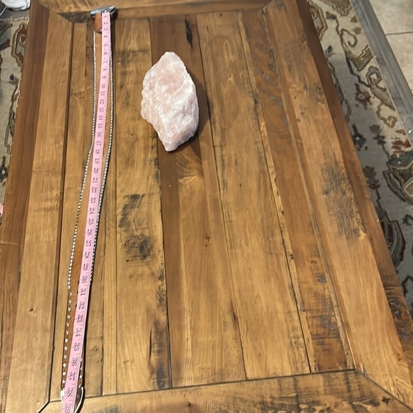 𝅺western belt, see measurements, beautiful tooled acorn design, good condition - Picture 5 of 6